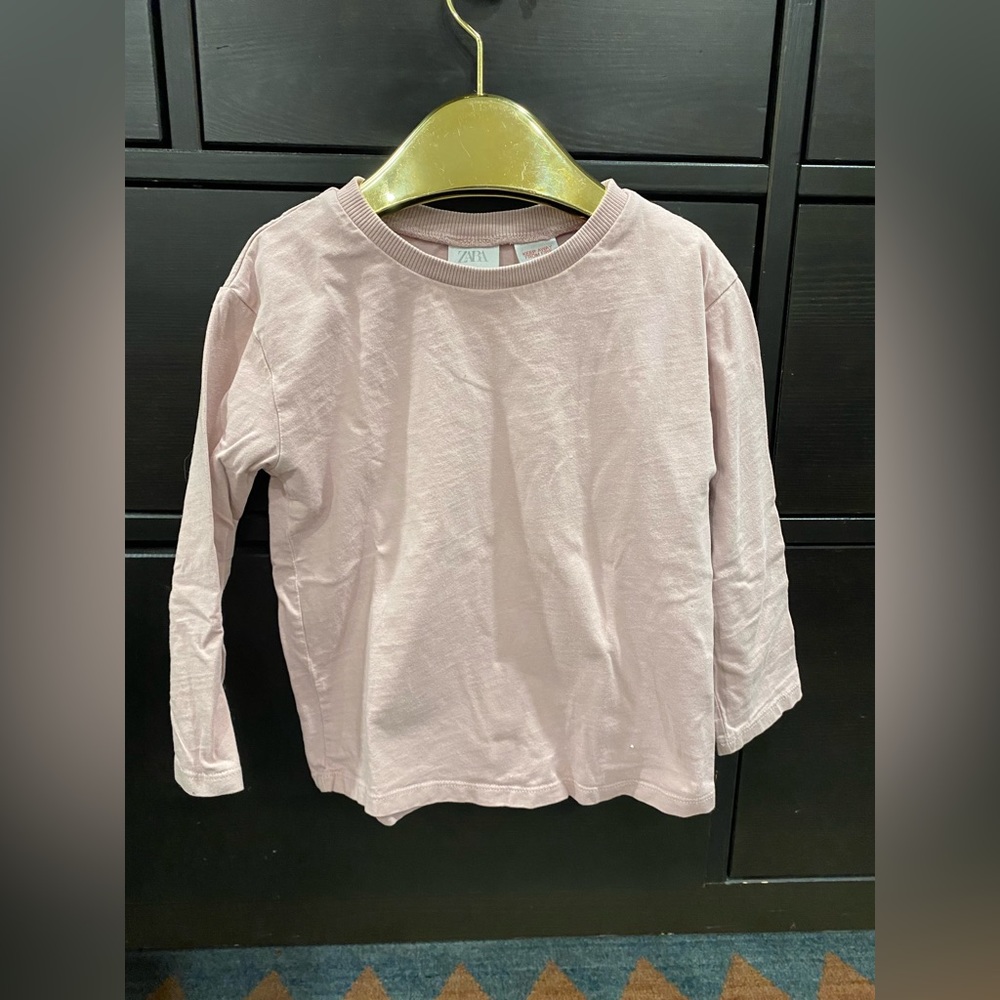 (3 for $20) ZARA Mauve long sleeve shirt